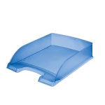 Leitz Briefablage Standard Plus DIN A4 Polystyrol Farbe: blau frost