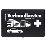 SHNGEN Verbandkasten Kfz Kunststoff schwarz DIN 13164