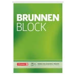 BRUNNEN Briefblock DIN A4 blanko 70g/m grn wei 50 Bl.