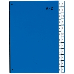 Pultordner DIN A4 A-Z blau 24 Fächer