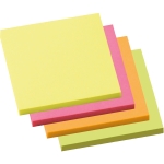 Haftnotiz 75 x 75 mm (B x H) neonfarben 4 Block/Pack.