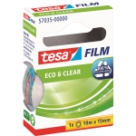 tesa® Klebefilm tesafilm® Eco & Clear 15 mm x 10 m (B x L) einseitig klebend ohne Lösungsmittel Poly