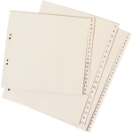 Zahlenregister DIN A4 110g/m 1-31 Tauenpapier chamois