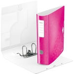 Leitz Ordner Active WOW 82mm DIN A4 Rckenschild: geklebt Werkstoff: Polyfoam pink