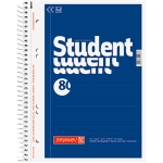 BRUNNEN Collegeblock Student DIN A5 liniert 70g/m blau 80 Bl.