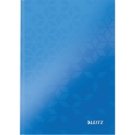 Leitz Notizbuch WOW DIN A4 kariert blau 80 Bl.