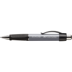 Faber-Castell Kugelschreiber GRIP PLUS BALL 0,5mm blau dokumentenecht Schaftfarbe: stone grey