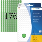 HERMA Markierungspunkt 8mm Papier grn 5.632 Etik./Pack.