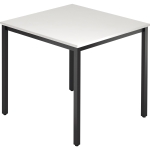 Hammerbacher Konferenztisch 800 x 720 x 800 mm (B x H x T) Spanplatte Farbe der Tischplatte: weiss