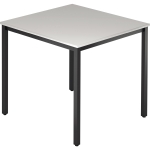 Hammerbacher Konferenztisch 800 x 720 x 800 mm (B x H x T) Spanplatte Farbe der Tischplatte: lichtgr