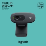 Logitech Webcam C270 71,5 x 24,2 x 31,3 mm (B x H x T) USB 1,5m schwarz