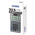 CASIO Tischrechner MS-80F 101 x 27,6 x 148,5 mm (B x H x T) Batterie, Solar-Energie silber