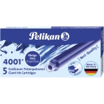 Pelikan Tintenpatrone 4001 GTP/5 Groraumtintenpatrone lschbar knigsblau 5 St./Pack.