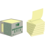 Post-it Haftnotiz Recycling Z-Notes 76 x 76 mm (B x H) gelb 100 Bl./Block 6 Block/Pack.