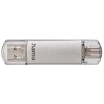 Hama USB-Stick C-Laeta USB 3.0 32Gbyte silber