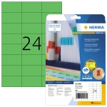 HERMA Universaletikett farbig 70 x 37 mm (B x H) wieder ablsbar Papier grn 480 Etik./Pack.
