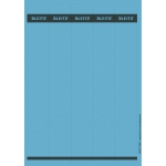 Leitz Ordnerrückenetikett schmal/lang 39 x 285 mm (B x H) selbstklebend mit Griffloch blau 125 Etik.