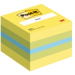 Post-it Haftnotizwrfel Mini 51 x 40 x 51 mm (B x H x T) neongelb, limonengrn, paradiseblau 400 Bl