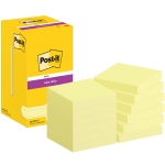 Post-it Haftnotiz Super Sticky Notes 76 x 76 mm (B x H) gelb 90 Bl./Block 12 Block/Pack.