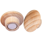 Legamaster Magnet WOODEN 25mm Buchenholz braun 5 St./Pack.