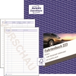 Avery Zweckform Fahrtenbuch DIN A5 PKW blau 40 Bl.