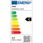 MAUL Stehleuchte MAULjaval C 1 x 34 kWh/1.000h, 2 x 17 kWh/1.000h LED Helligkeit einstellbar wei