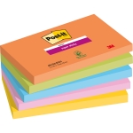 Post-it Haftnotiz Super Sticky Notes Boost Collection 127 x 76 mm (B x H) vitalorange, limonengrn,