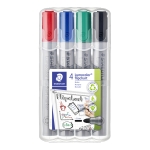 STAEDTLER Flipchartmarker Lumocolor 356 2mm farbig sortiert 4 St./Pack.