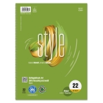 Staufen Collegeblock Style DIN A4 kariert 70g/m 100 % Recyclingpapier grn 80 Bl.