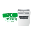 LEITZ IQ Aktenvernichter Office S P-4 Papier, Heftklammern, Büroklammern Partikelschnitt 14 Bl. weiß