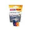 TESA VELCRO Cable Manager small bunt PA=5ST 12mm:20cm
