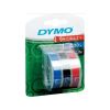 DYMO Prgeband 3D, Kunststoff, selbstklebend, 3 m x 9 mm, glnzend blau
