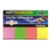 Haftmarker Papier 80x50mm farbig sortiert 4x40Blatt