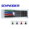 Schneider Folienschreiber OHP perm. F Etui 4 Etui mit 4 OHP Farb