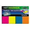 Haftmarker Film 80x50mm farbig sortiert 4x40Blatt