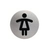 Piktogramm ''WC Damen'' 83mm aus Aluminium