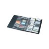 Visitenkartenringbuch schwarz zweireihig fr 400 Karten