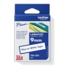 Brother Schriftbandkassette P-touch 9 mm x 8 m (B x L) wei blau