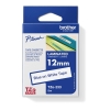 Brother Schriftbandkassette P-touch 12 mm x 8 m (B x L) wei blau