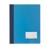 DURABLE Schnellhefter DURALUX TRANSLUZENT DIN A4, berbreite PVC blau