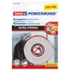 tesa Montageklebeband Powerbond Ultra Strong Innenbereich, regengeschtzter Auenbereich 19 mm x 1