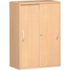 Gerambel Schiebetrenschrank Flex 800 x 1.182 x 425 mm (B x H x T) 2 Fachbden buche