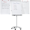 FRANKEN Flipchart PRO Deluxe Mobil 67 x 95 cm (B x H) 195cm Stahl wei