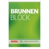 BRUNNEN Briefblock DIN A4 blanko 70g/m grn wei 50 Bl.