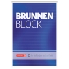 BRUNNEN Briefblock DIN A5 liniert 70g/m blau wei 50 Bl.