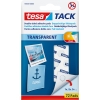 tesa Klebepad TACK Transparent Papier, Pappe, Fotos 10 x 10 mm (B x L) transparent 72 St./Pack.