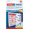 tesa Klebepad TACK Transparent groe Papiere, Kalenderbltter, Flipcharts, Poster 20 x 24 mm (B x L