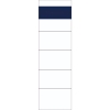 Rckenschild breit/kurz 57 x 190 mm (B x H) wei 10 St./Pack.