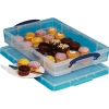 Really Useful Box Aufbewahrungsbox 52 x 8,5 x 34 cm (B x H x T) DIN A3 10l Polypropylen transparent