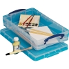 Really Useful Box Aufbewahrungsbox 46,5 x 8,5 x 27 cm (B x H x T) DIN C4 6l Polypropylen transparent